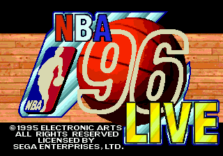 Заставка игры NBA Live 96